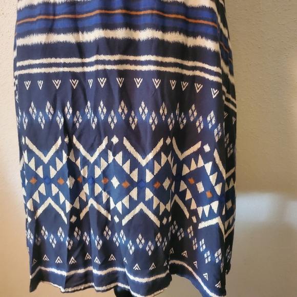 Lucky Brand Tribal Print Sleeveless Dress - Picture 4 of 10